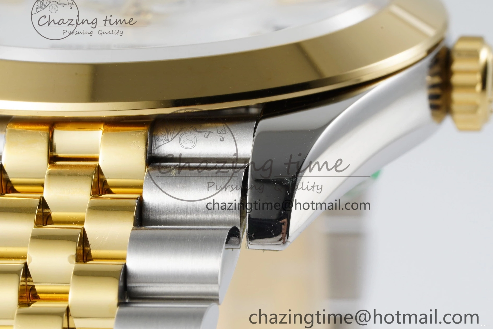 1:1 Polished SS DateJust Bezel 41 Dial Steel Edition on KING Bracelet White Jubilee VR3235 904L Best YG 0306